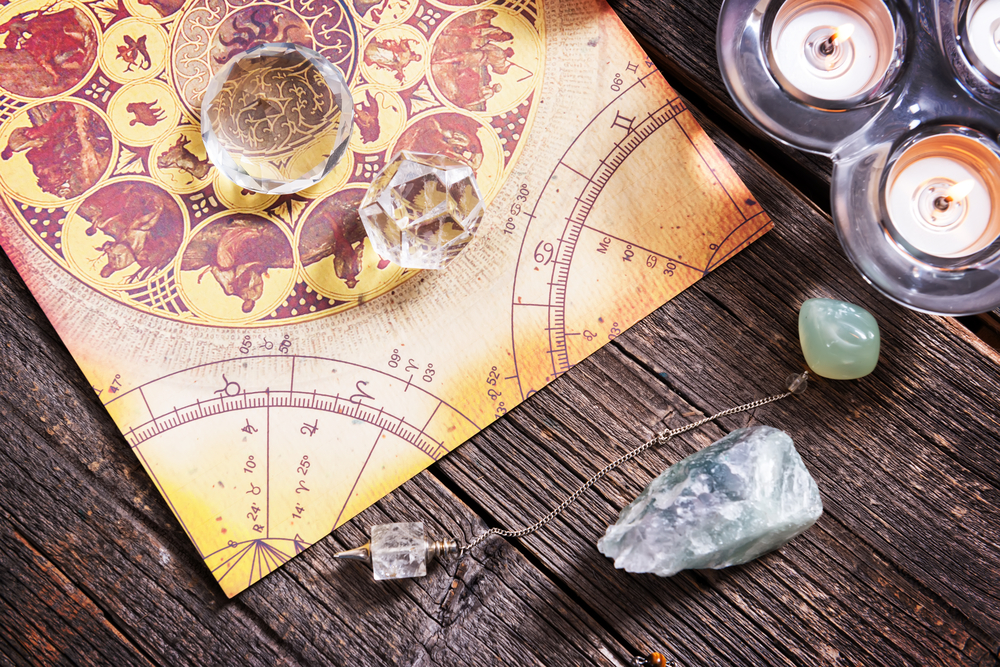 Foretelling the future through astrology.